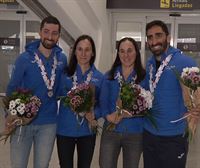 Los subcampeones del mundo de Curling han vuelto a casa con sus medallas de plata