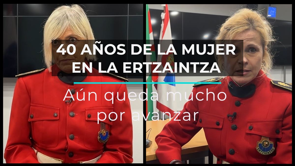 Las mujeres son sólo el 18% de la plantilla: ''El objetivo es lograr una Ertzaintza igualitaria''