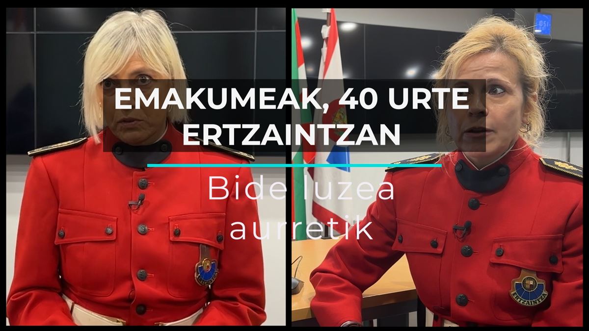 Emakumeak %&nbsp;18 dira oraindik Ertzaintzan: ''Helburuak plantilla igualitarioa lortzea izan behar du''