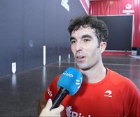Jokin Arbe: ''Ha sido un partido muy duro, y estamos muy contentos''