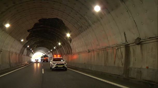 Interior del túnel. Imagen obtenida de un vídeo de EITB Media.