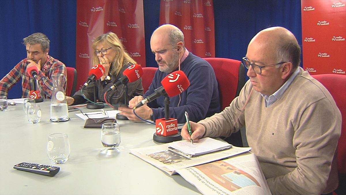Eztabaida politikoa Radio Euskadin. Argazkia: EITB MEDIA