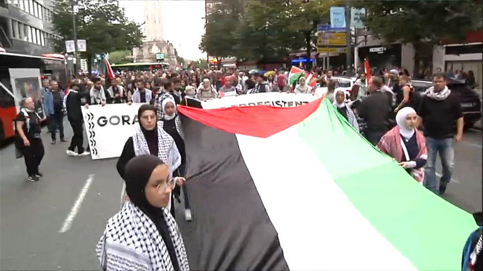Manifestación en Bilbao. Foto: EITB Media