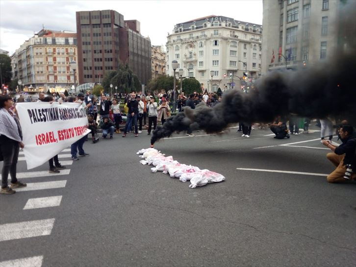 Manifestación en Bilbao. Foto: EITB Media