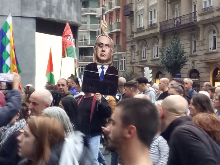 Manifestación en Bilbao. Foto: EITB Media
