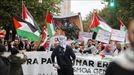 Palestinaren aldeko manifestazioa Bilbon