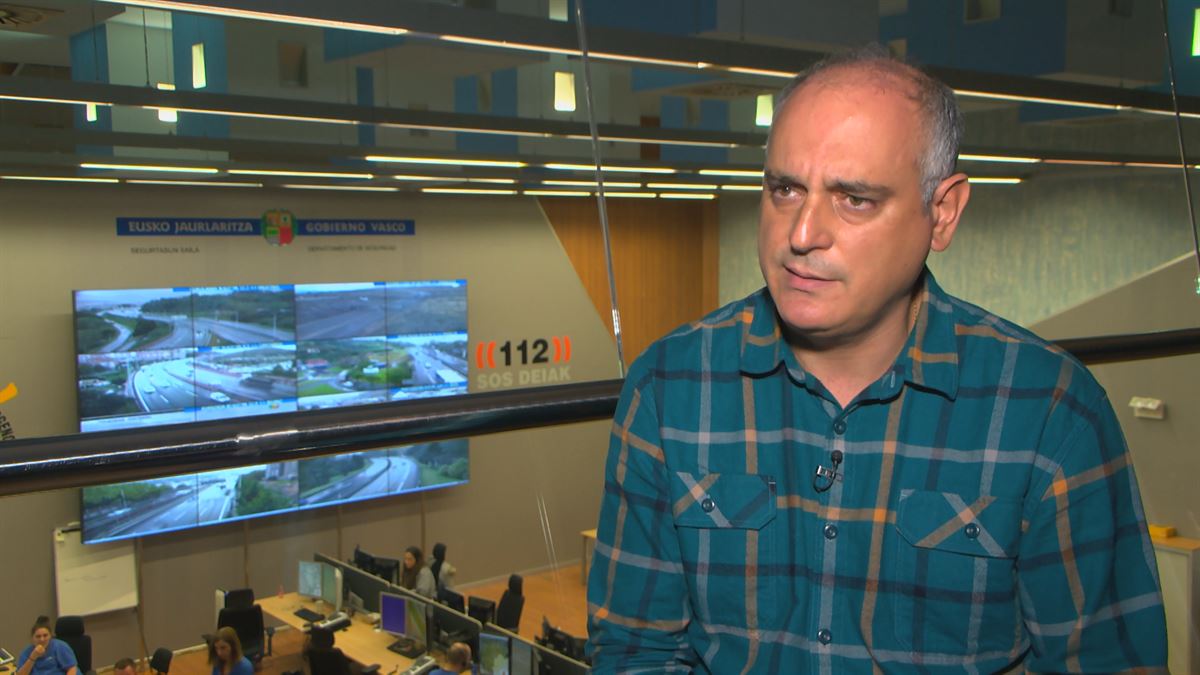 Ricardo Ituarte director de Atención de Emergencias y Meteorología del Gobierno Vasco