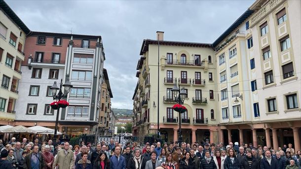 Concentración en Zarautz