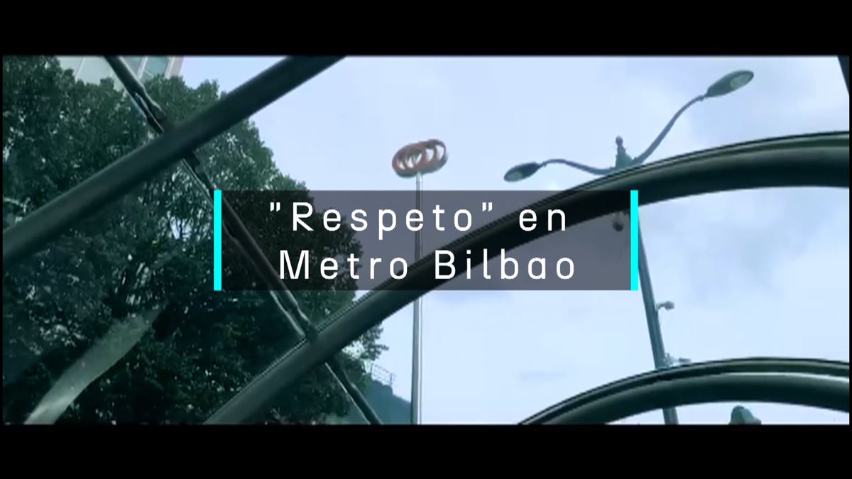 "Respeto" en Metro Bilbao.