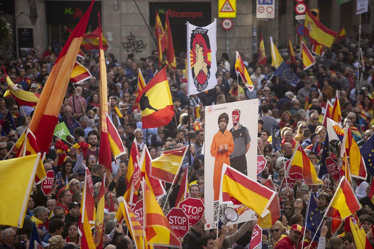 Manifestación de Barcelona. EFE.