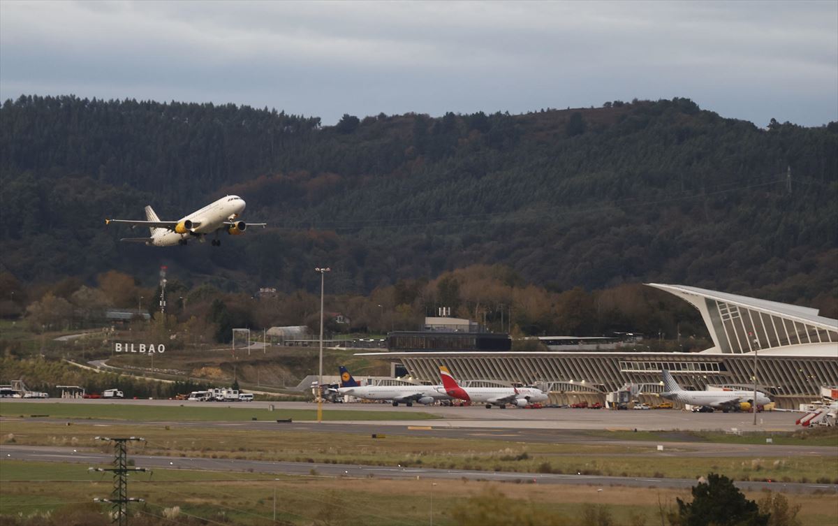 Aeropuerto de Loiu. Foto: EFE