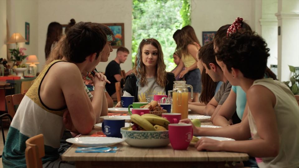 Basakabiko gazteak, jantokian