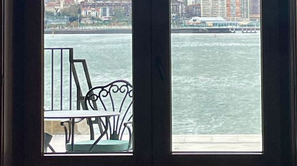 Vistas al mar desde el salón