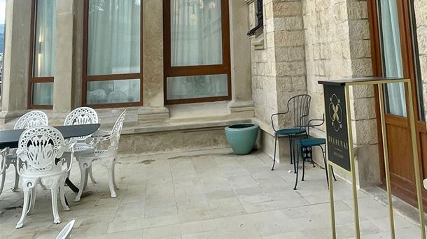 Detalle de la terraza