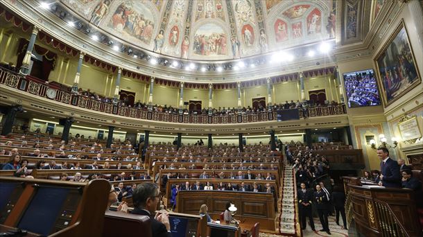 Pedro Sanchez, inbestidurako hitzaldian