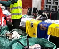 Seis personas detenidas en Durango por vender artículos textiles falsificados valorados en 1 337 285 euros