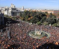 Nueva protesta multitudinaria en Madrid contra la ley de amnistía