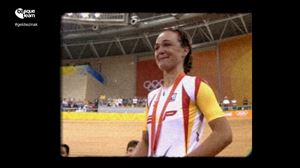 Leire Olaberria txirrindulari ohia, aste honetako ''Geldiezinak'' atalean