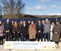 El parque solar Ekiola Mendialdea comienza a producir energía