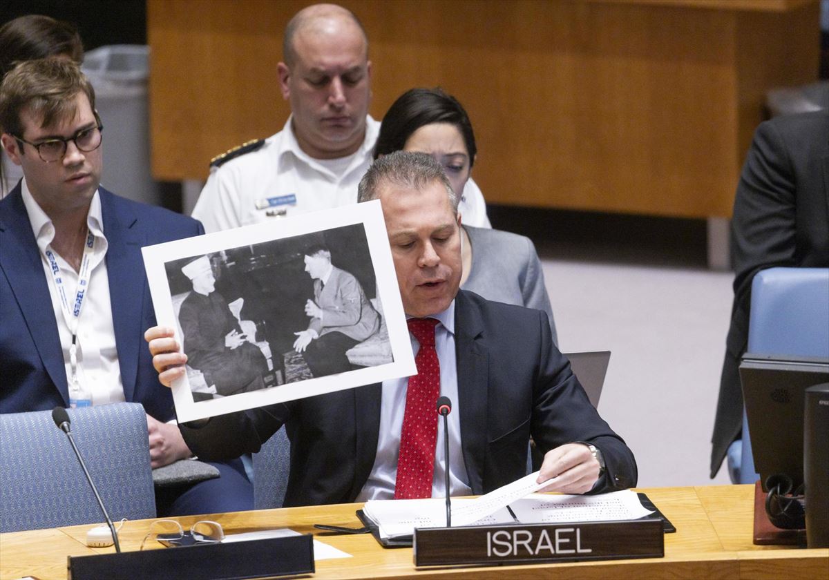 El embajador de Israel ante la ONU, Gilad Erdan. Foto: EFE