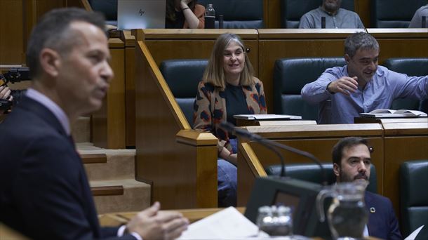 Bildarratz, en el Parlamento Vasco. Foto: Efe