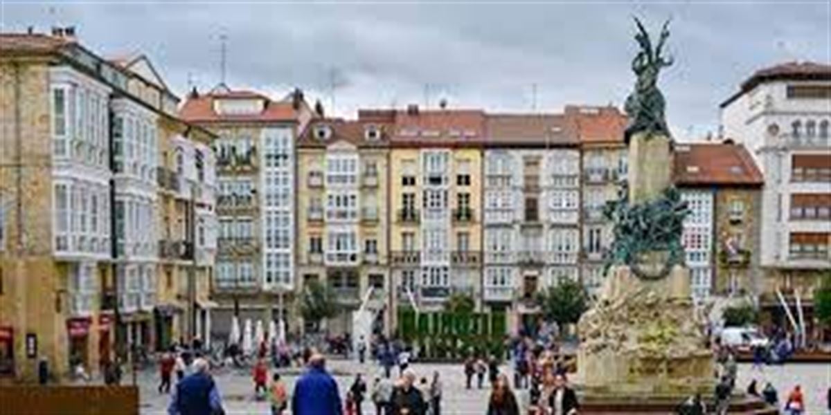 El centro de Vitoria-Gasteiz