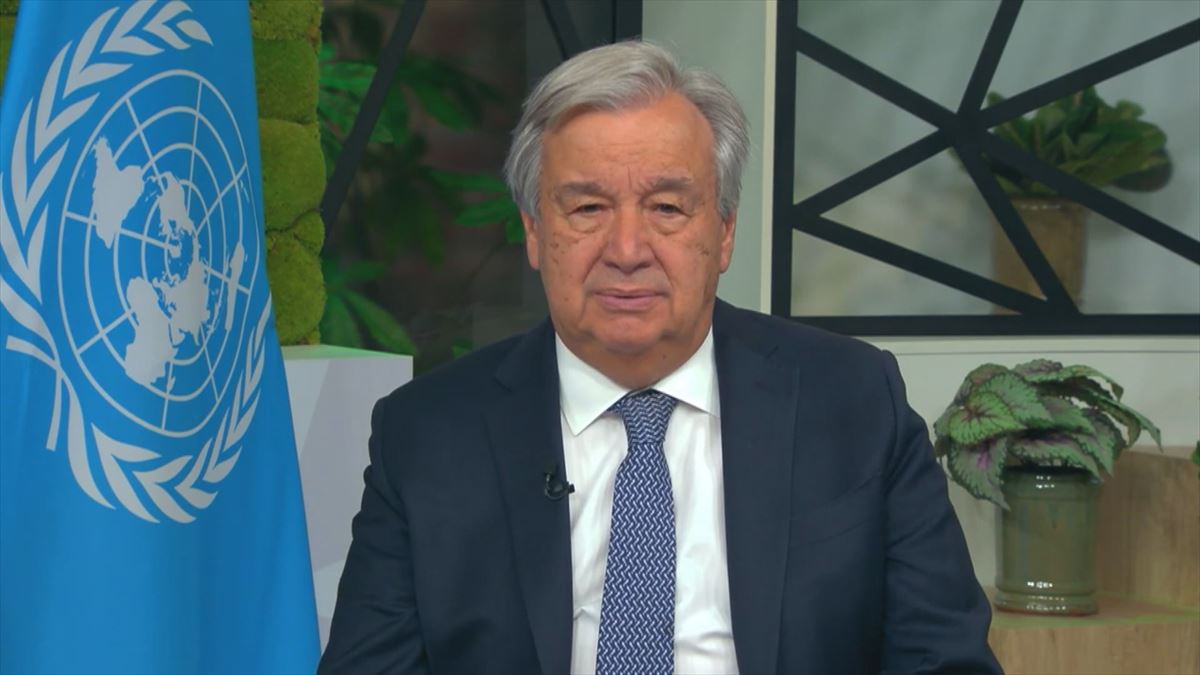 Antonio Guterres, hoy.