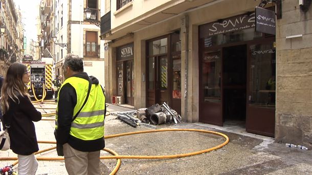 Donostiako sutea. EITB Mediaren bideo batetik ateratako irudia.