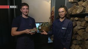 Antxoa, eztia eta polena, Mungiako Bakea jatetxeko plater gazi-gozo harrigarria