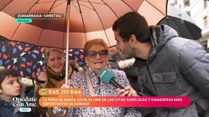 Pese al frío y la lluvia, la feria de Santa Lucía de Zumarraga y Urretxu ha sido todo un éxito