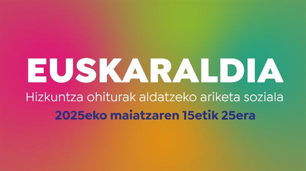 Euskaraldia. EITB Mediaren bideo batetik ateratako irudia.