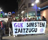 El pueblo de Gernika muestra su solidaridad con la víctima de agresiones sexuales