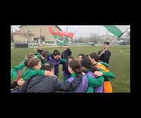 Eskualdeko emakumeen CD Lantaron futbol taldeak aukera berrien alde dantzatu du