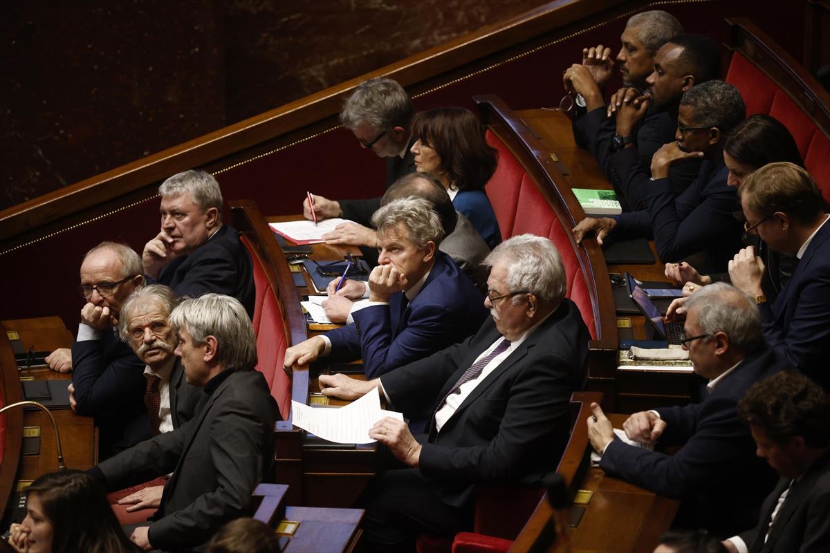 Asamblea Nacional francesa, este martes. Foto: EFE