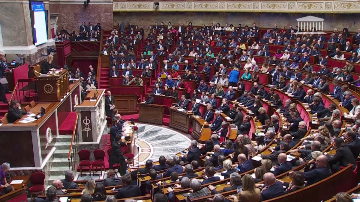 Asamblea Nacional. Imagen obtenida de un vídeo de Agencias.
