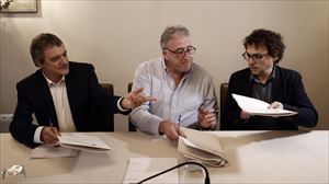 Iruñean aro bati ekiteko prest agertu dira EH Bildu, Geroa Bai eta Zurekin Nafarroa 