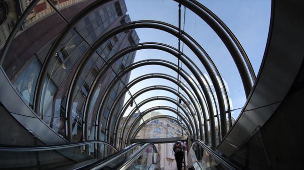 Una estación de Metro Bilbao. 