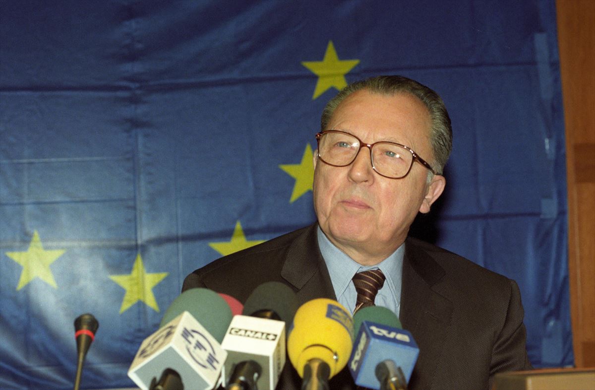 Imagen de archivo de Jacques Delors. Foto: EFE