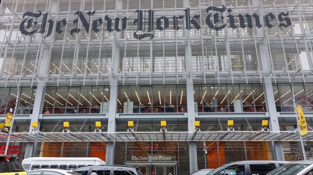 'The New York Times'en eraikina, New Yorken (AEB). Argazkia: EFE