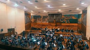 Euskadiko Orkestrako musikariekin entsegu batean osasunaz aritu gara