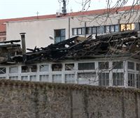 Nueve personas han sido desalojadas por un incendio en una vivienda de dos plantas de Vitoria-Gasteiz
