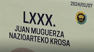 Elgoibarko Juan Muguerza Krosa, igandean, eitb.eus-en eta ETB1en
