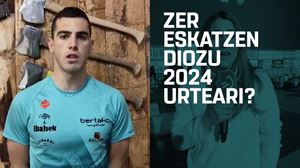 Zer eskatzen diote 2024. urteari Nerea Arruti eta Iker Vicente aizkolariek?