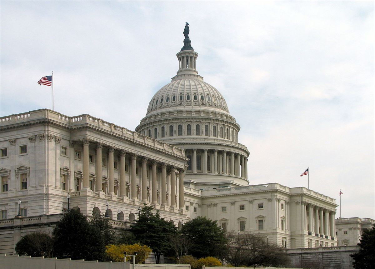 Ala del Senado en el edificio del Capitolio en Washington D.C.