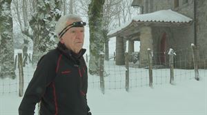 16 urte daramatza Javier Larralek egunero Urbiara igotzen, tenperatura, prezipitazio eta elur-maila neurtzera 