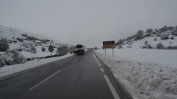 Nieve en Lizarraga. Foto: José Luis Imaz