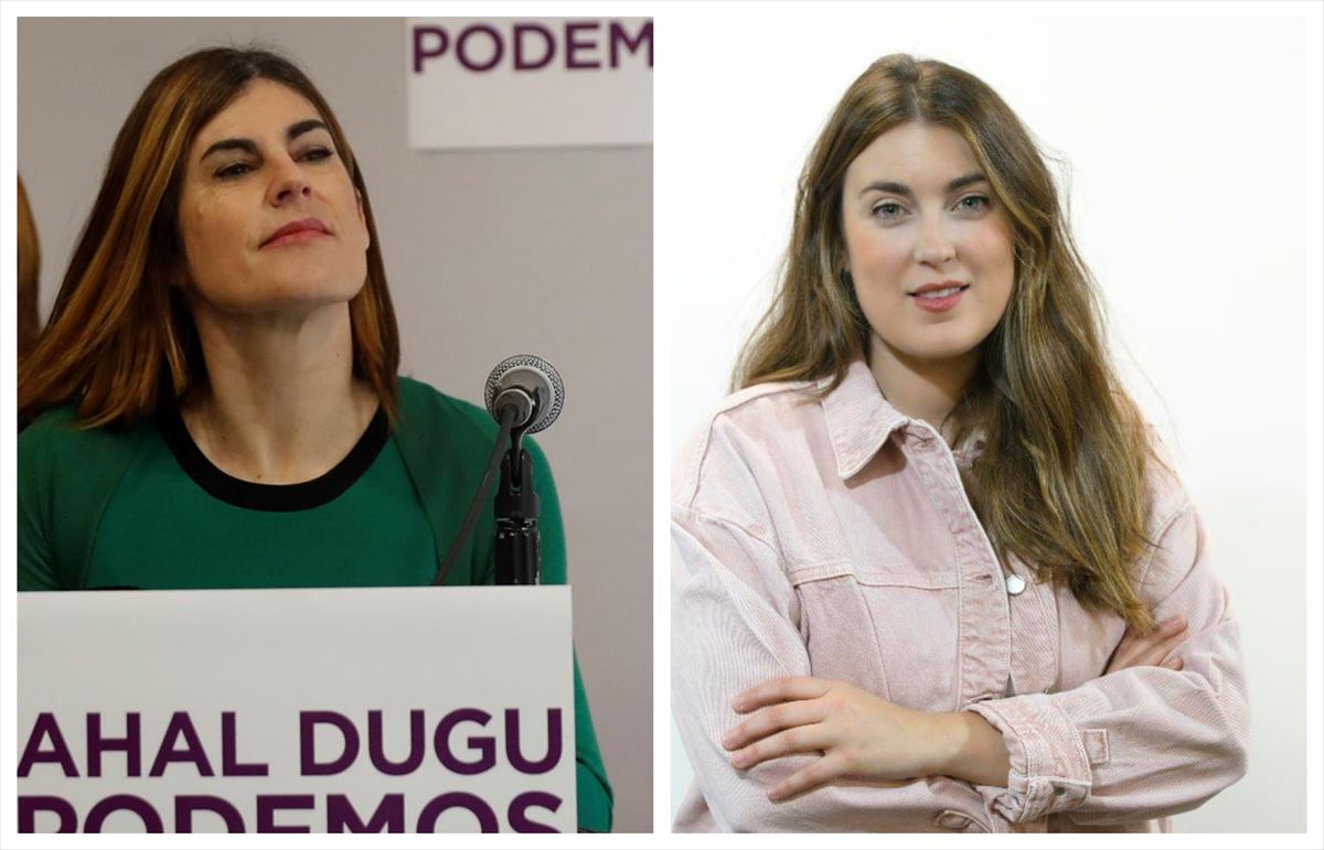 Gorrotxategi y García, respectivamente, candidatas propuestas por Podemos y Sumar a lehendakari. 