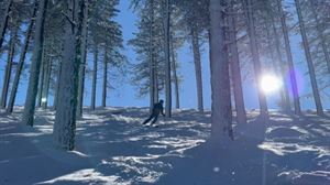 Esquiando en el entorno mágico de Arantzazu