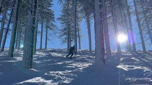 Arantzazuko inguru magikoetan eskiatzen