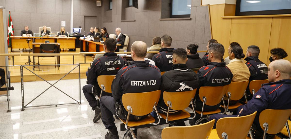 Imagen de archivo del juicio en la Audiencia de Bizkaia